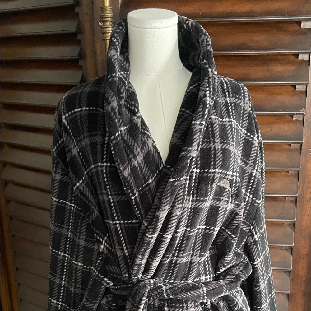 Tommy Bahama Warm Plush Flannel Men’s Robe L / XL - Picture 3 of 7